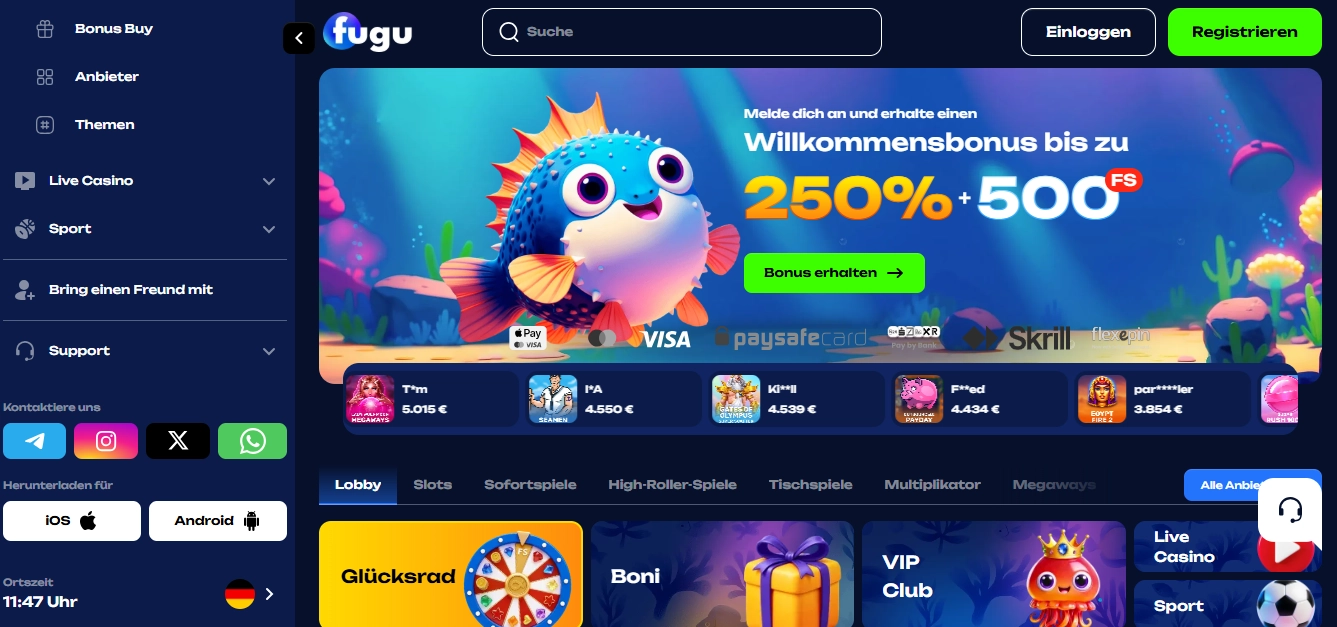 Fugu Online Casino Österreich