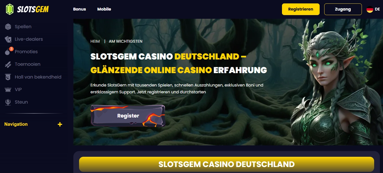 SlotsGem Online Casino Österreich